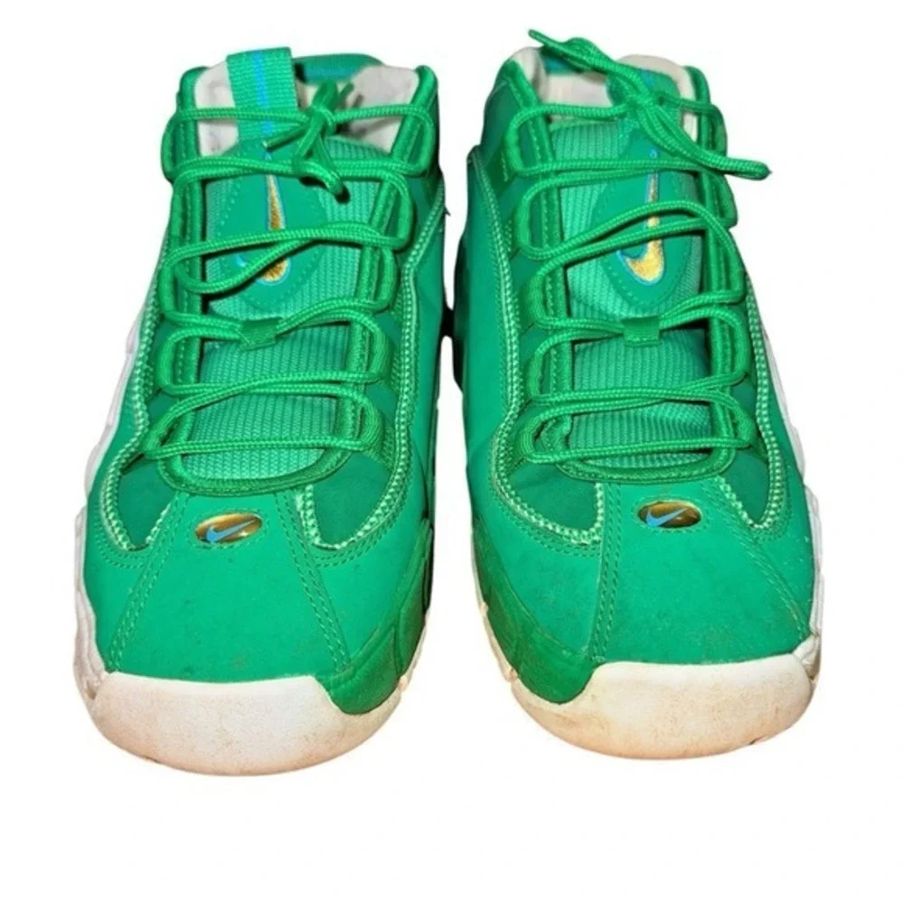 Nike Air Max Penny 1 Kids 7Y Pre-Owned‎ Basketball Shoes Green White FQ8349-324
